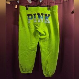 PINK By Victoria's Secret Green Y2k Sweatpants